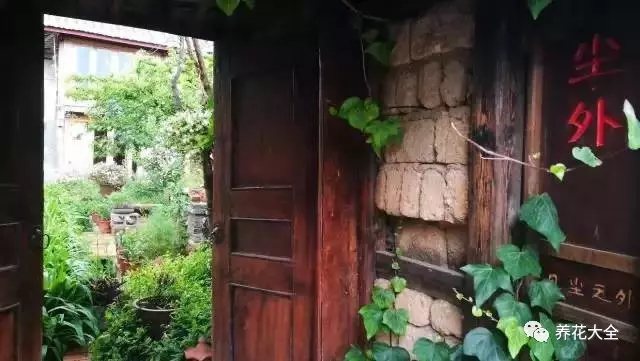  跨过水渠，推开柴扉，走近这方小天地。2